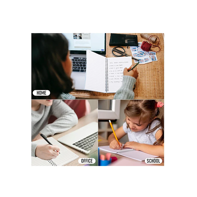 Free sample manufacturer custom PP cover Spiral Notebook lined inner paper Notebook bible Journal Notebook for planner