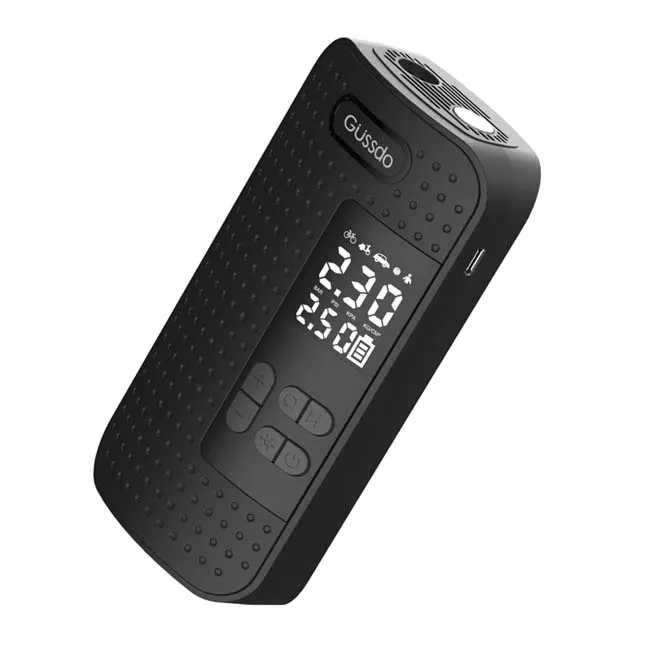 Classic Design Gray ABS+Metal Portable for Cars Bicycles and Bicycles  New Car Tyre Inflator