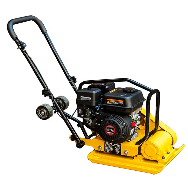 LONTA GX160 Honda Robin Gasoline Engine Vibratory Earth Plate Compactor Vibrating Whacker Plates Compactor From China