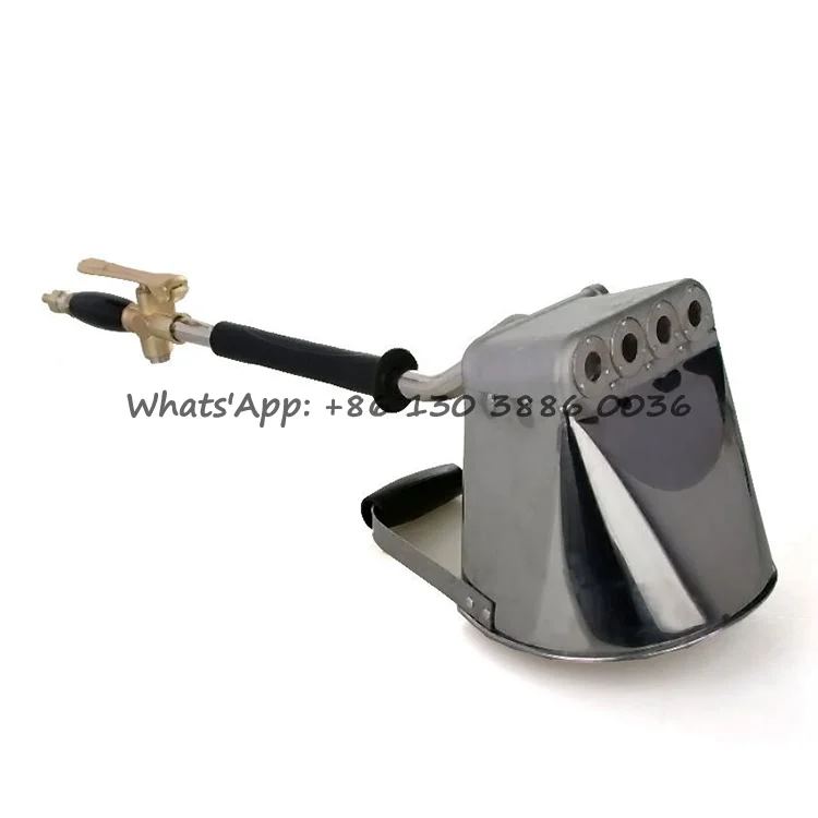 Good Quality Wall Roof Putty Cement Mortar Grouting Spraying Machine Plastering Sprayer Hopper 4 Jet Air Stucco Paint Spray Gun