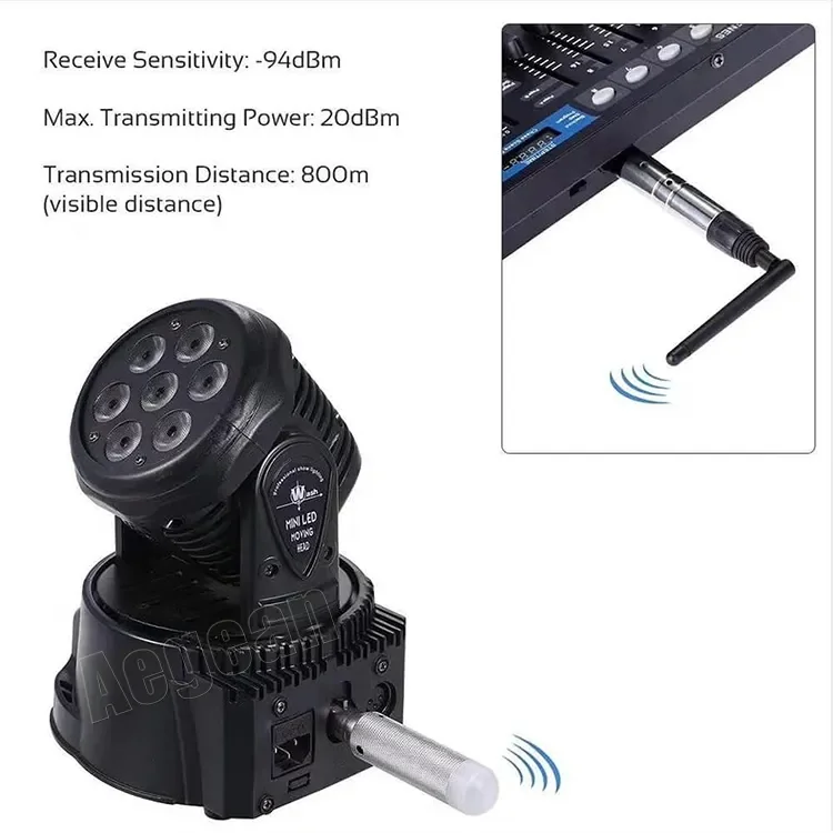 New Arrival Dmx Connector Wireless Transmitter Battery Receiver For Stage Lighting