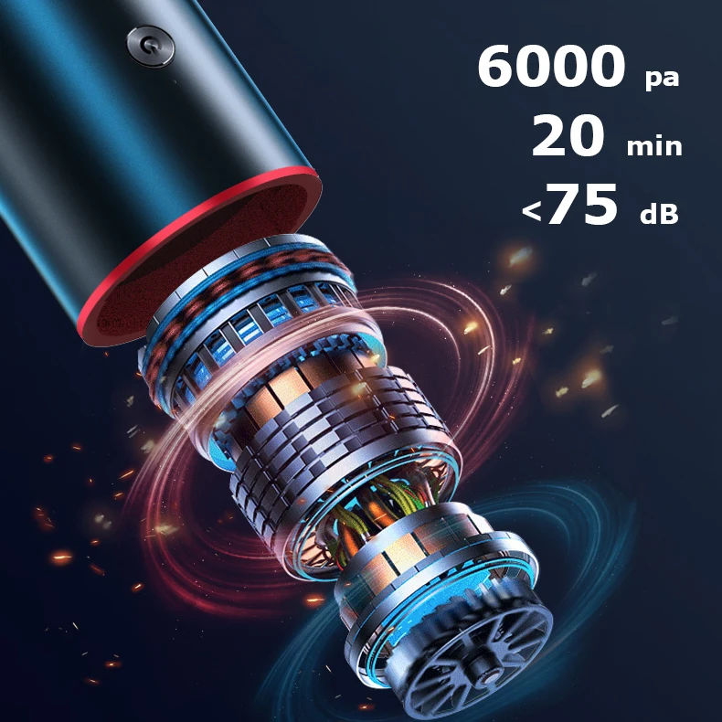 portable power high suction car vacuum cleaner household cat and dog pet hair strong