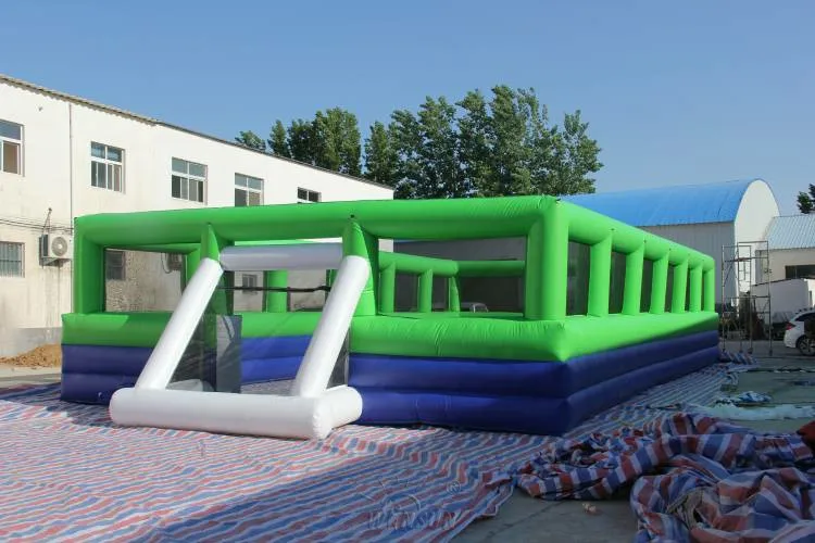 outdoor Inflatable Soccer Field inflatable football field games for sale