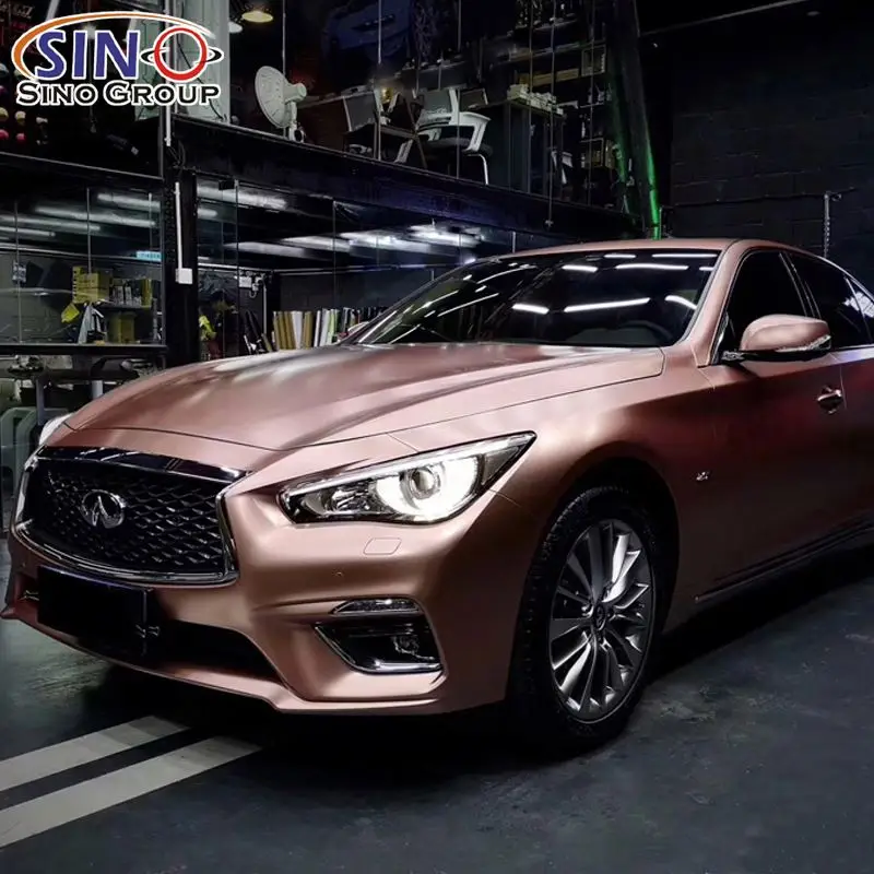 Electro Chrome Metallic Matt Blue Change Auto Color Car Body Wrap Vinyl Sticker Decoration  Paper Film for Vehicle Wrapping