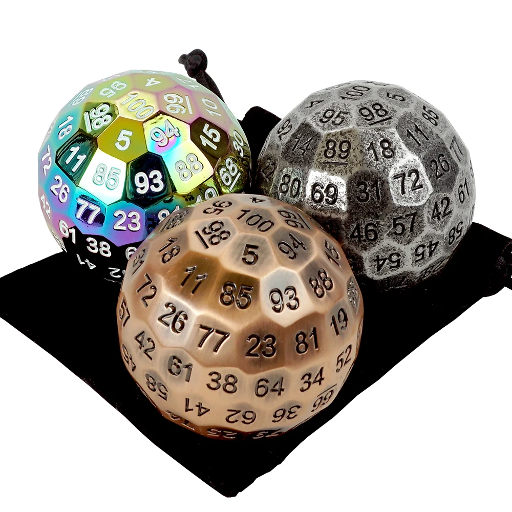 Большие металлические 100 100d кубики индивидуальные цвета быстрая доставка набор игровых кубиков в виде подземелий и Драконов