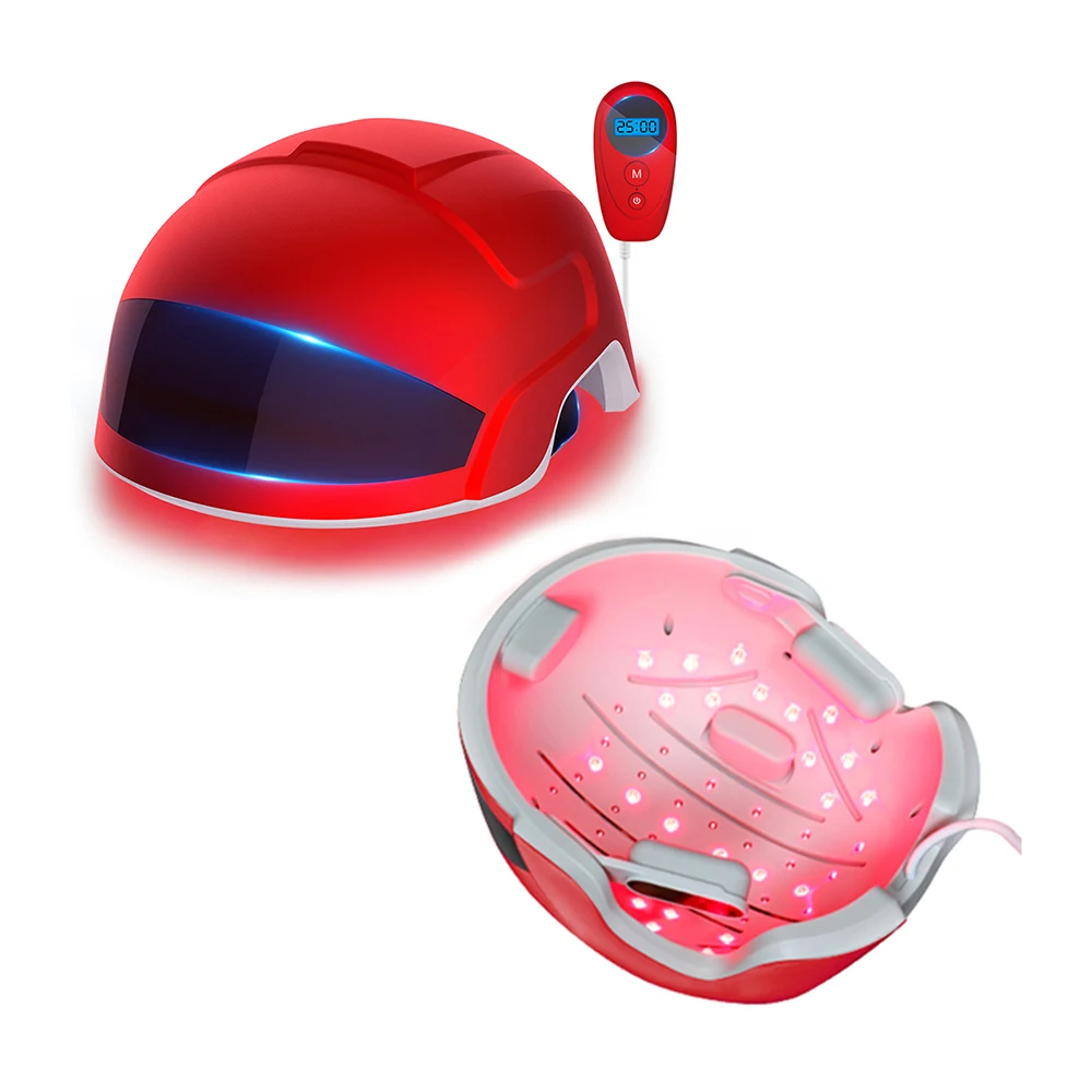 2022 Factory Wholesale Popular Helmet Hair Re-Growth Helmet Red Light Near Infrared Physical Therapy Hat Germinal Hair Care