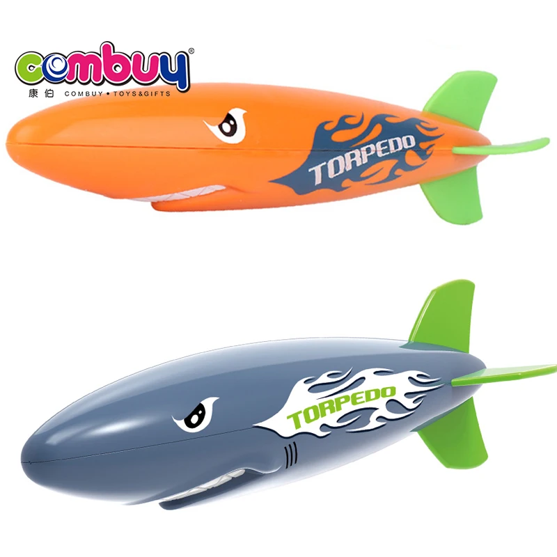 Swimming kids play game torpedo diving pool toys set