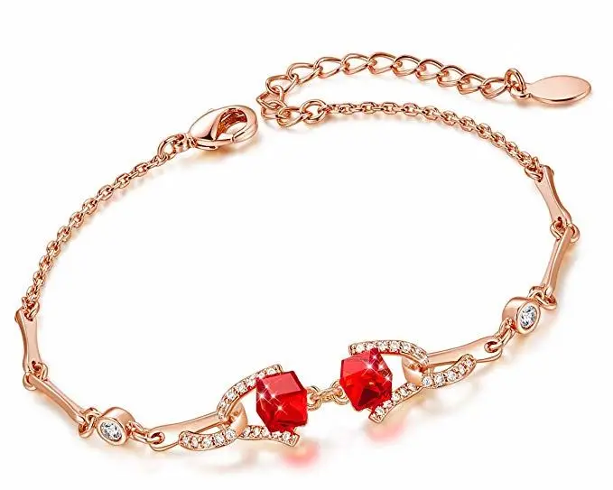 Bracelets for Women Charm Fashion Jewelry Embellished with Crystals