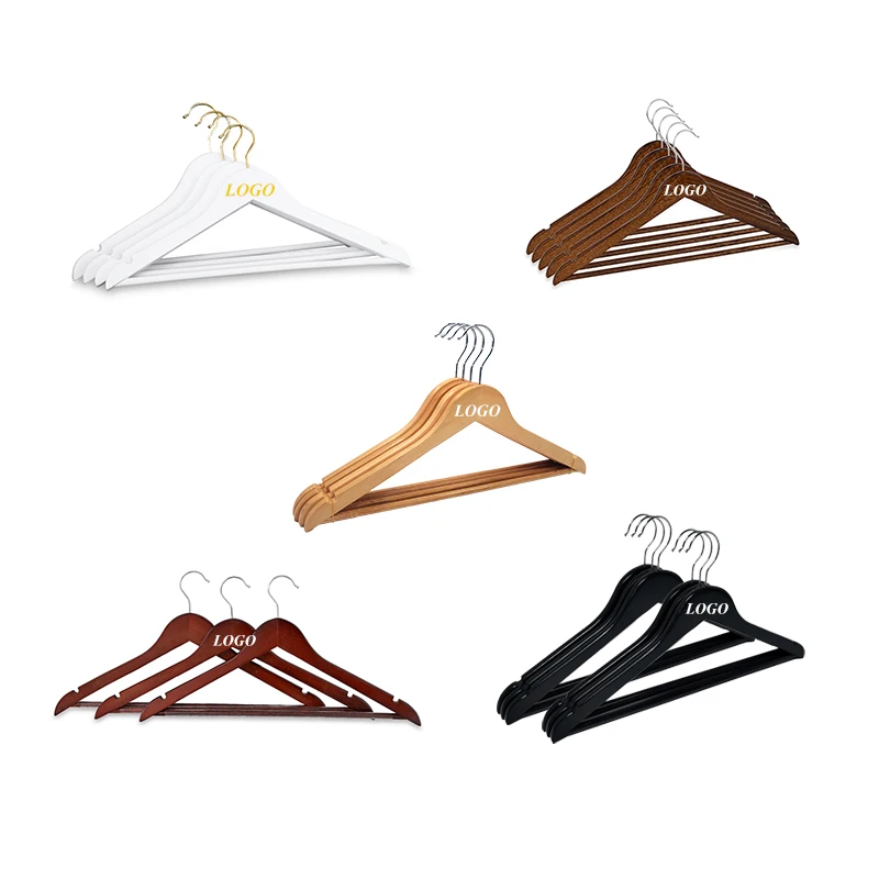 Customized Luxury wooden suit hanger wood hanger