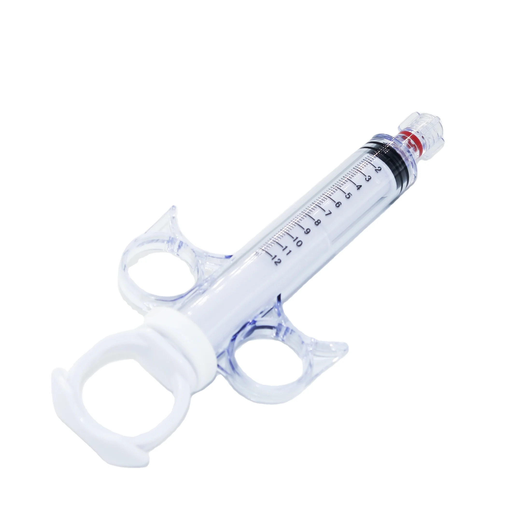
Ortus CE Medical equipment 3 rings Injection 10ml 12ml dose Control Syringe for Angiographic 