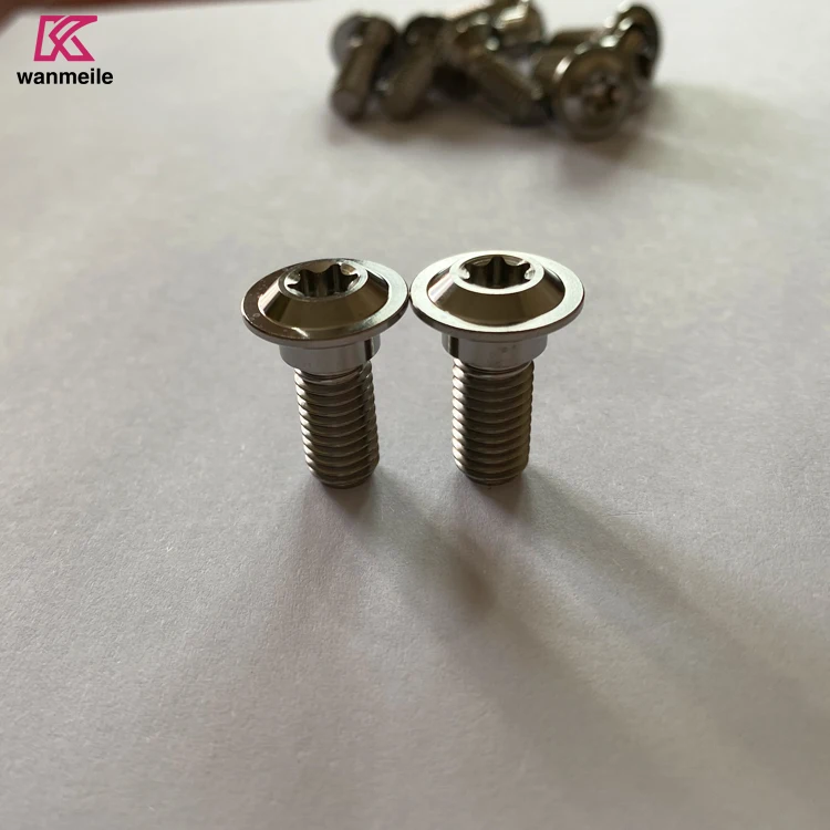 Titanium Alloy Bolt Aluminum Baoji Bolts Titanium Ti Wheel Stud Bolts Ti64-1