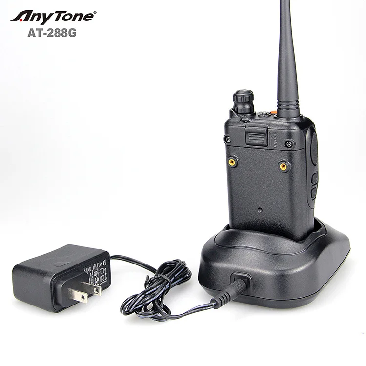 Anytone AT-288G Long distance walkie talkie two way radio IP54 Portable radio vhf uhf 5W  with VOX function 3 levels