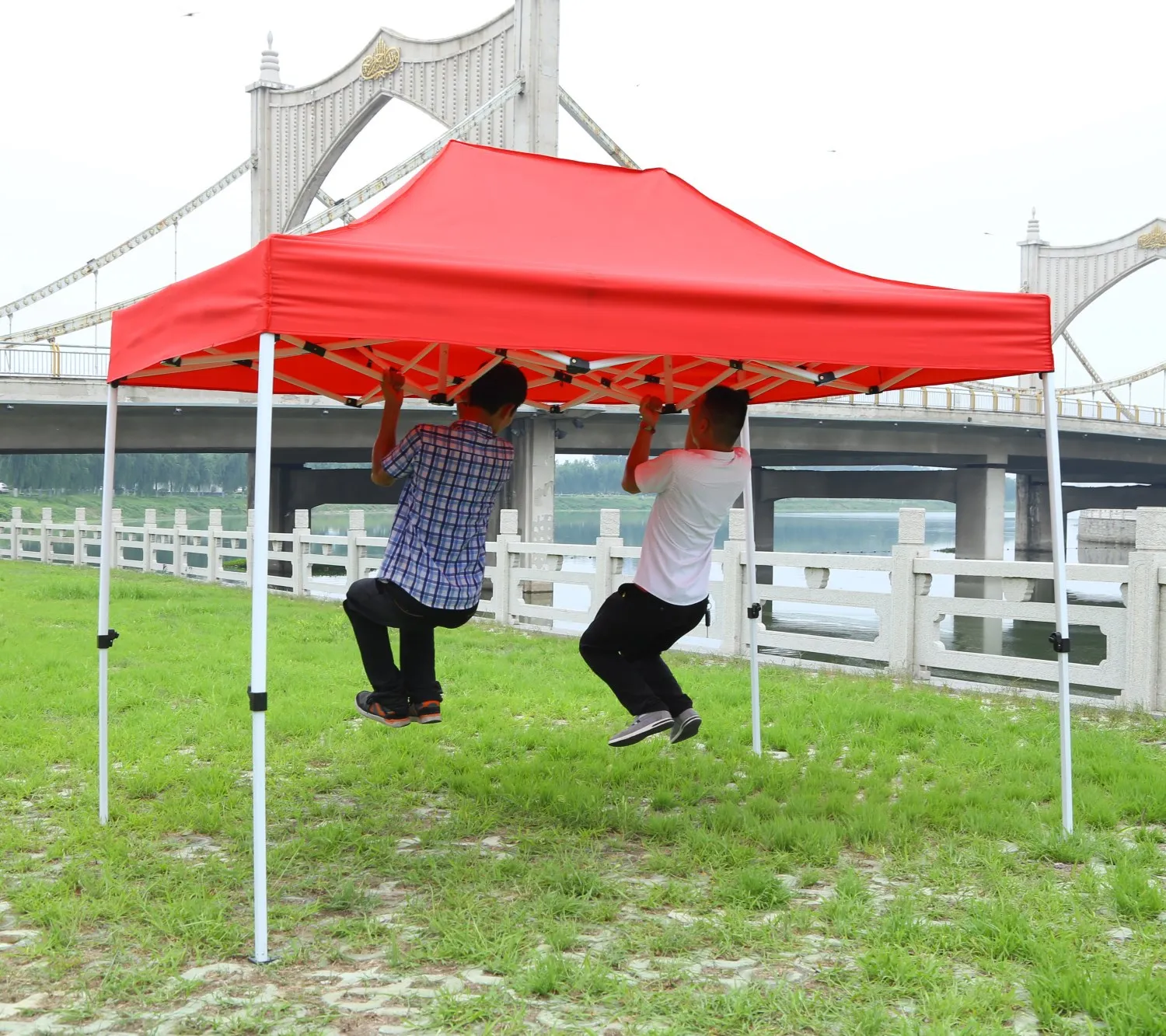 Wholesale High Quality Pop Up 10x10FT Canopy Outdoor Advertising Folding Tent gazebo fabric trade show tent