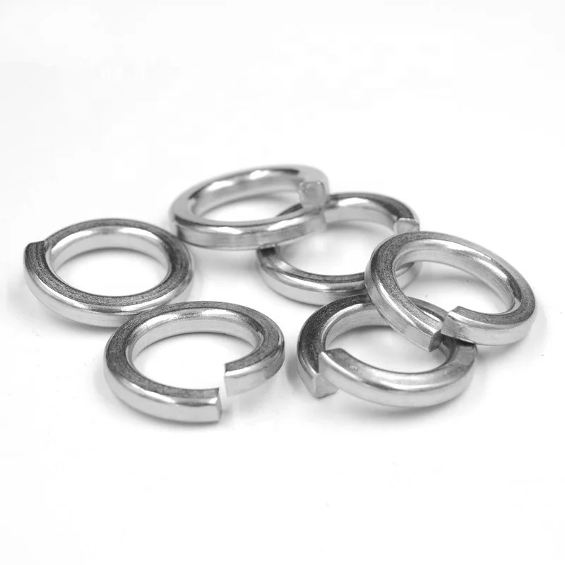 Custom Stainless Steel Spring Washer with GB93 DIN127 Standard OEM Stock Support with M3M4M5M6M8-M12 For Building
