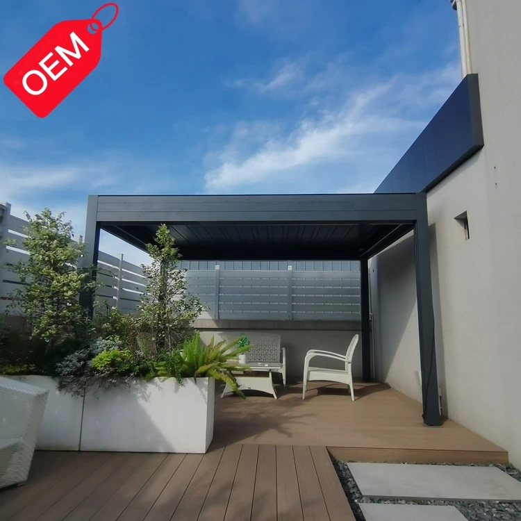 Ranked #1 OEM factory 3x3 3x4 3x5 3x6 4x4 4x6 4x8m Aluminum Louver Pergola Modern Outdoor Garden Pergola