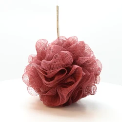4 Color 20G Mesh Pouf Bath Luffa Sponge Body Scrubber Exfoliator PE Coarse Mesh Shower Loofahs Balls