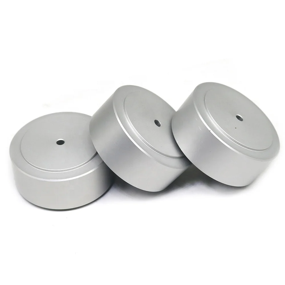 Round Speaker Isolation Feet YIVO XSSH Audio Aluminium HIFI Amplifier CD Player Support Stand Shock Absorbers Damping Pad Spikes