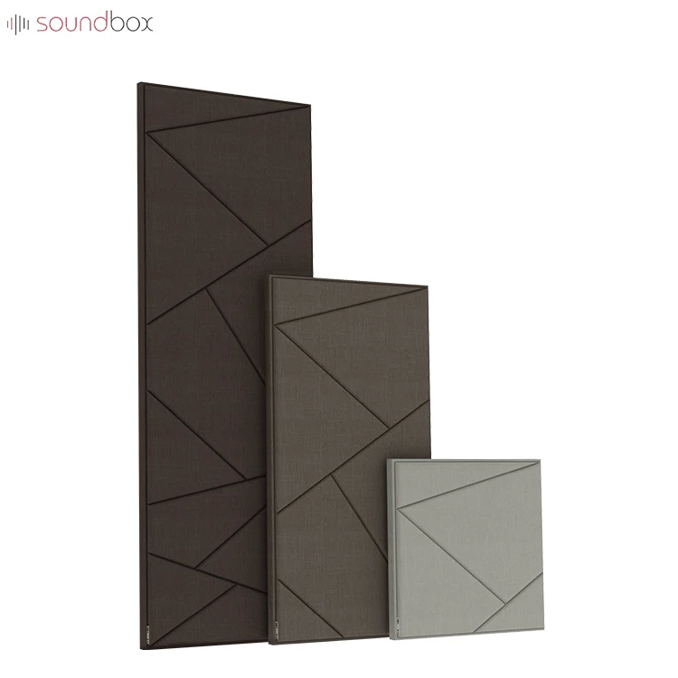Eco-friendly acoustic wall panel sound absorbing decorative fabric polyester fiber acoustic panels