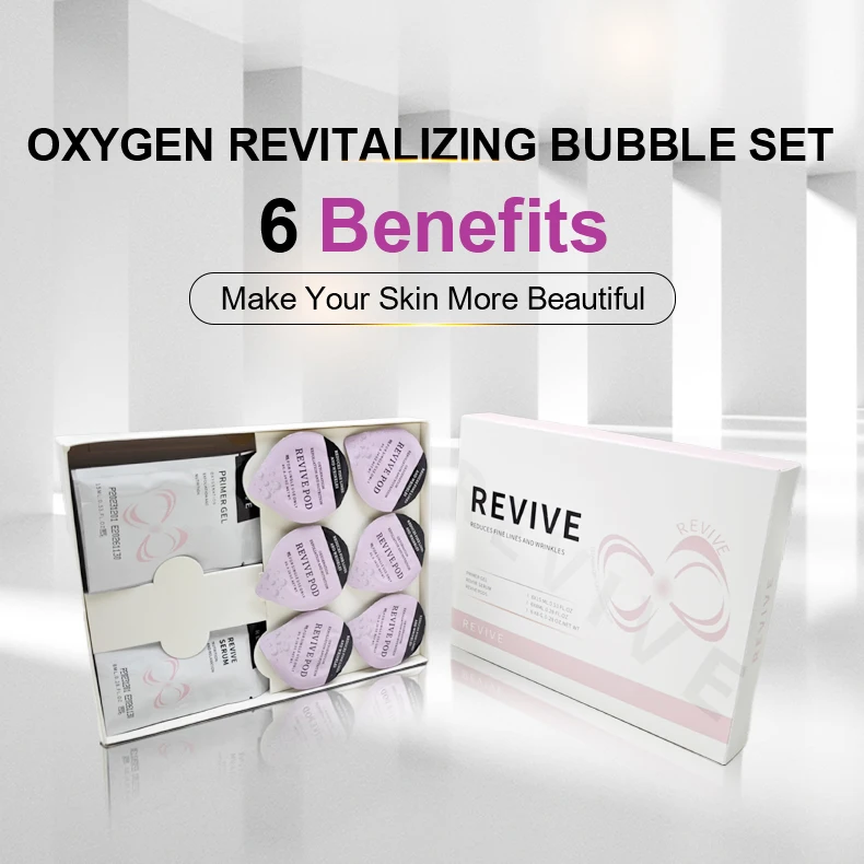 Newest 2024 Hot Sale small bubble machine consumables kits oxygen pods for oxygen 3 in 1 kit oxypods facial kit