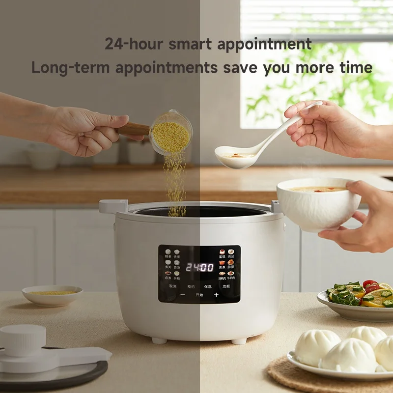 Hot selling new design good quality small Reservation and timing intelligent electric cooker for kitchen slow cooker
