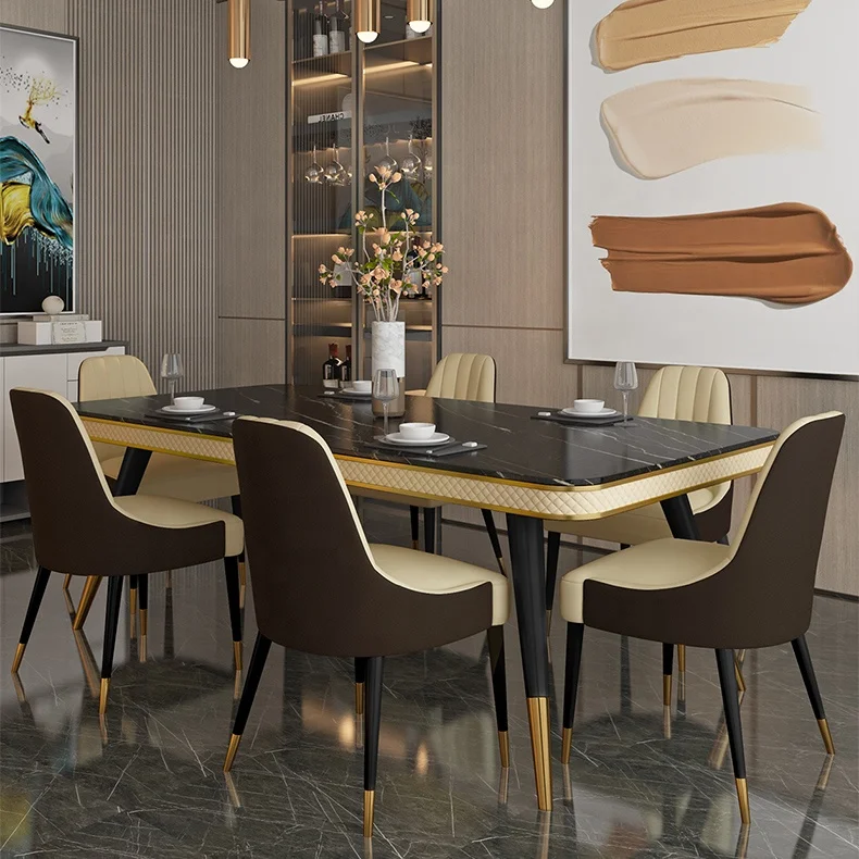 Новый продукт, акция, роскошный мраморный обеденный стол для гостиной