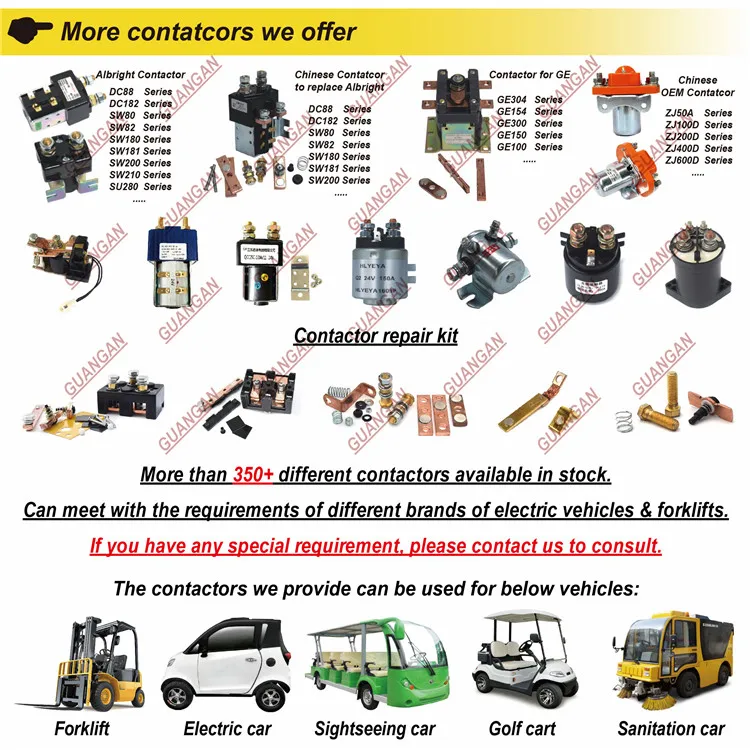 China Factory Sales SW200-1   Contactor for Electrical Winch