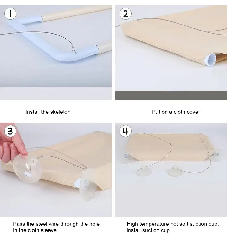 Good Price Cat Bed Oxford Fabric Cat Window Perches Cat Window Hammock With Suction Cup