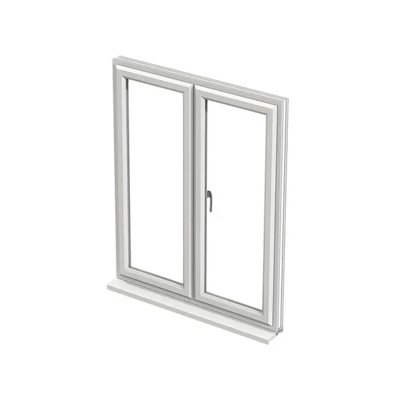Beautiful 24 x 48 burglar proof casement tilt turn window home UPVC windows profiles