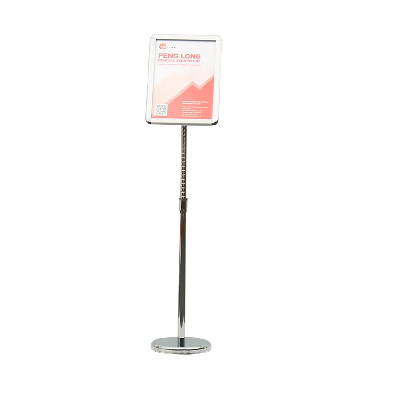 Both Vertical and Horizontal Sign Displayed, menu holder for indoor