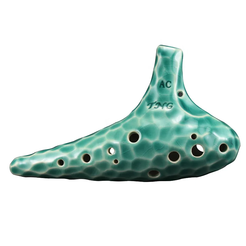 Wholesale 12-Hole Midtone C-Key Ocarina for Recording