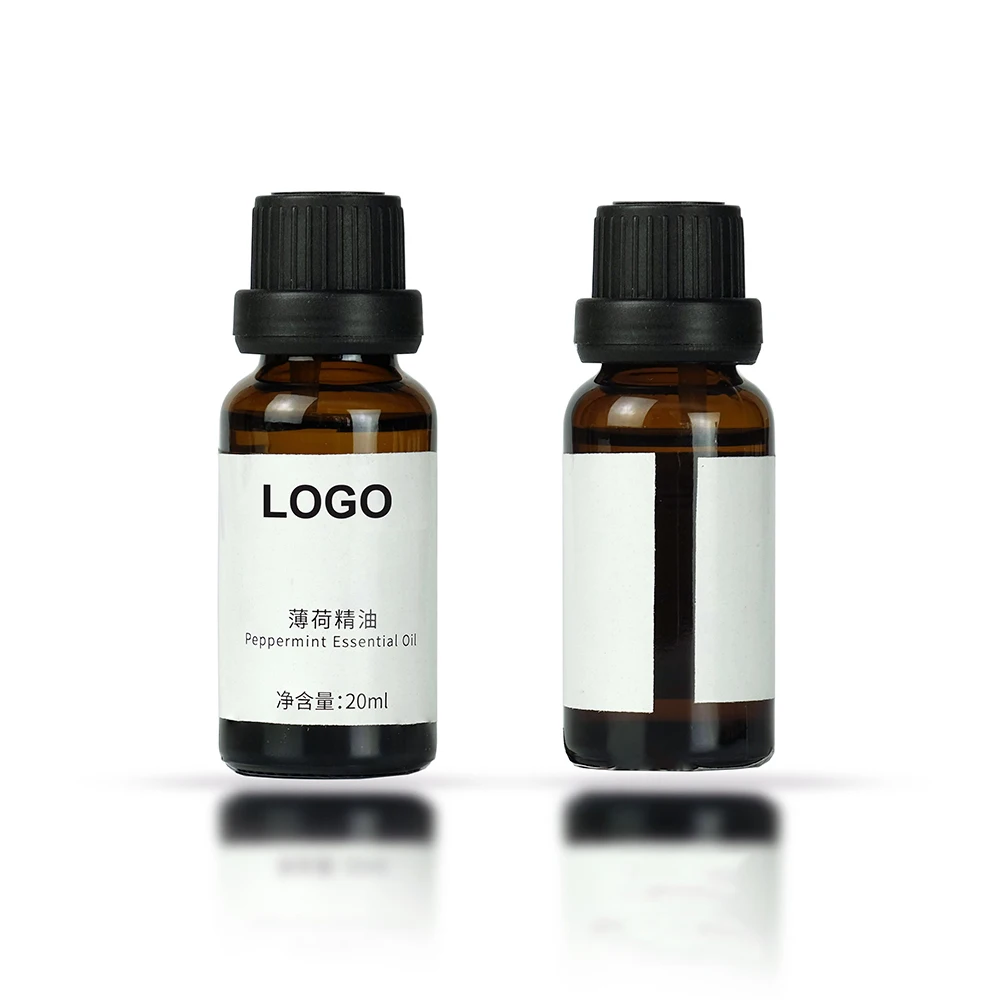 Natural plant massage oil skin care pure organic aromatherapy peppermint essential oil