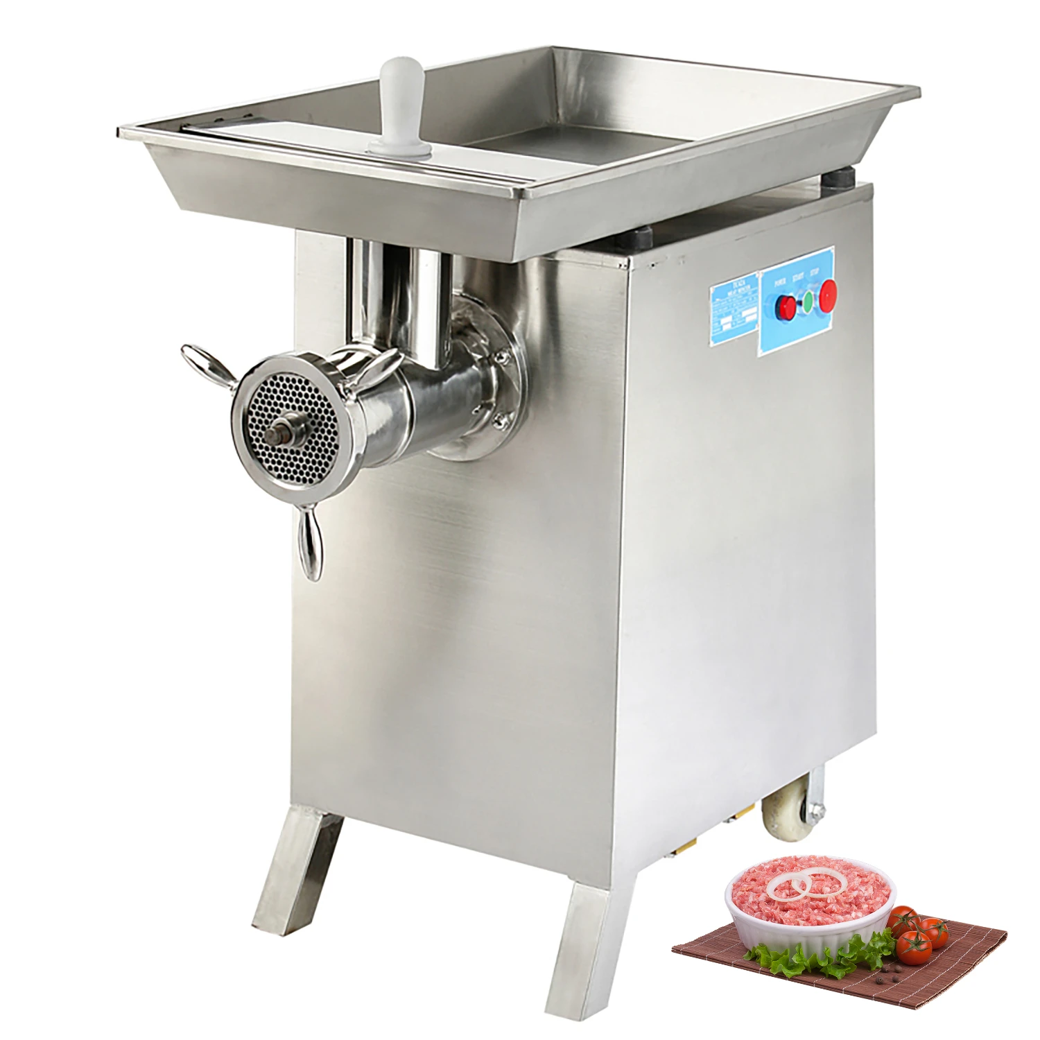 Китай высокое качество профессиональная промышленная Коммерческая нержавеющая сталь Автоматическая мясорубка для продажи