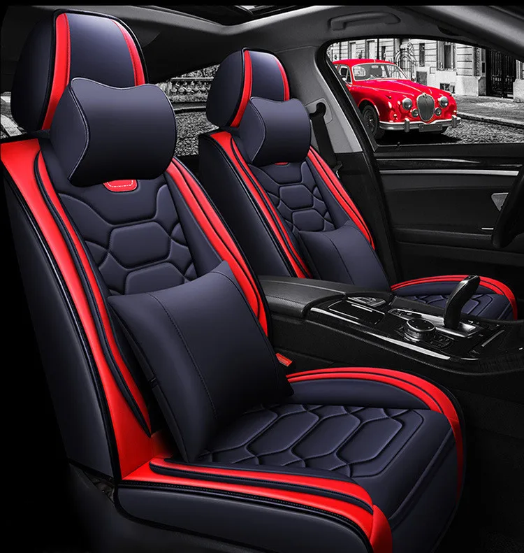 wholesale fashion car seat protection full set universal leather