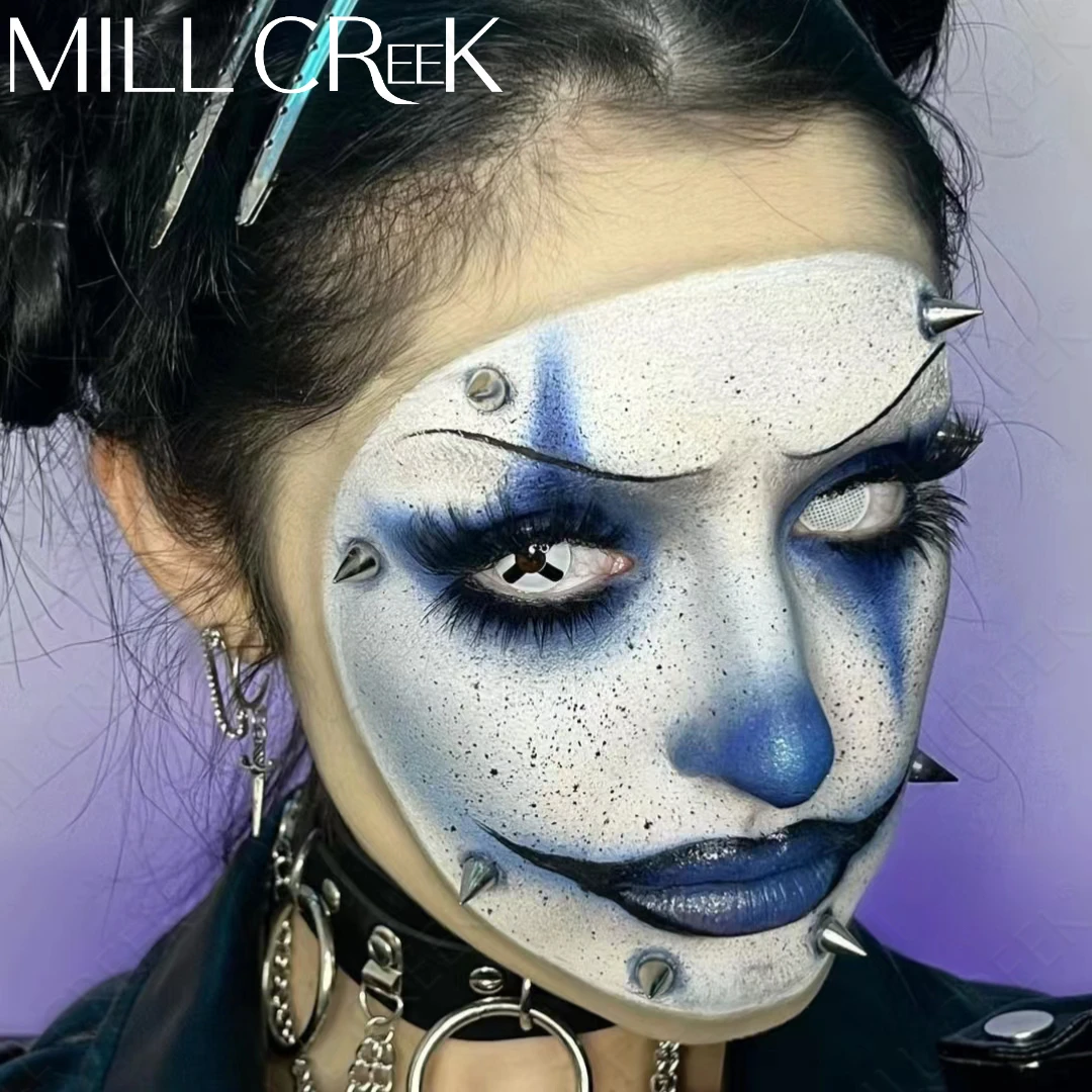 White Black Lens Wholesale Color Contact Lenses For Eye Cosmetics Cosplay Colored Contacts Lens Ghost Zombie