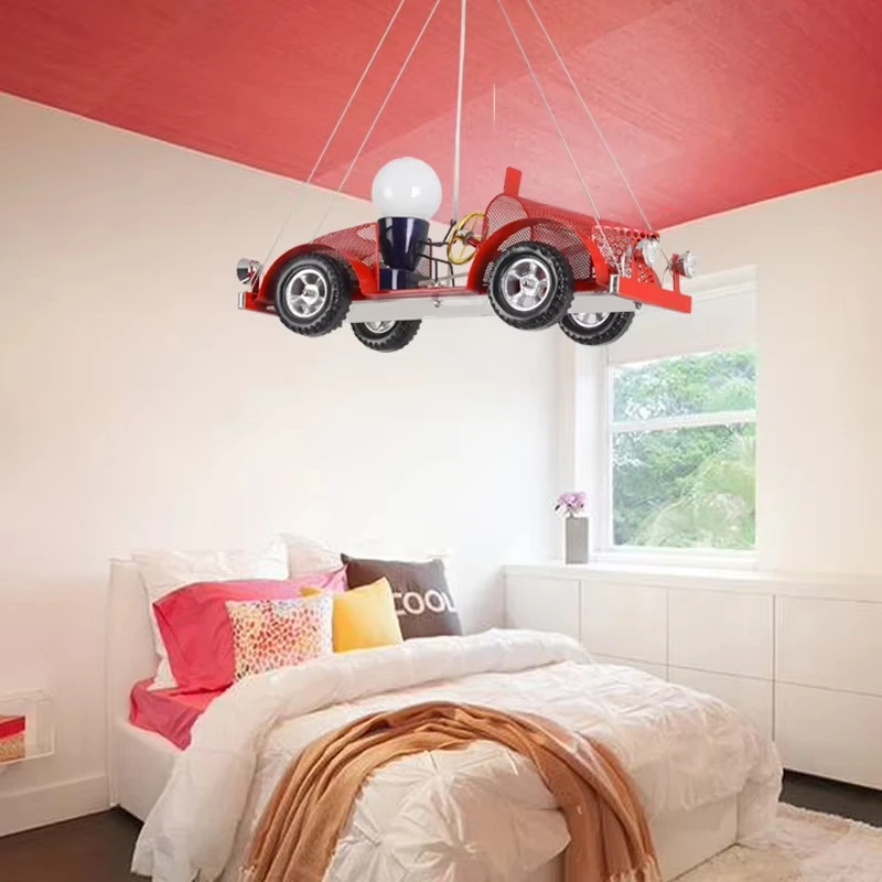 Guaranteed Quality E27 Bulb + Led Bead Car Model Modern Bedroom Ceiling Lamps