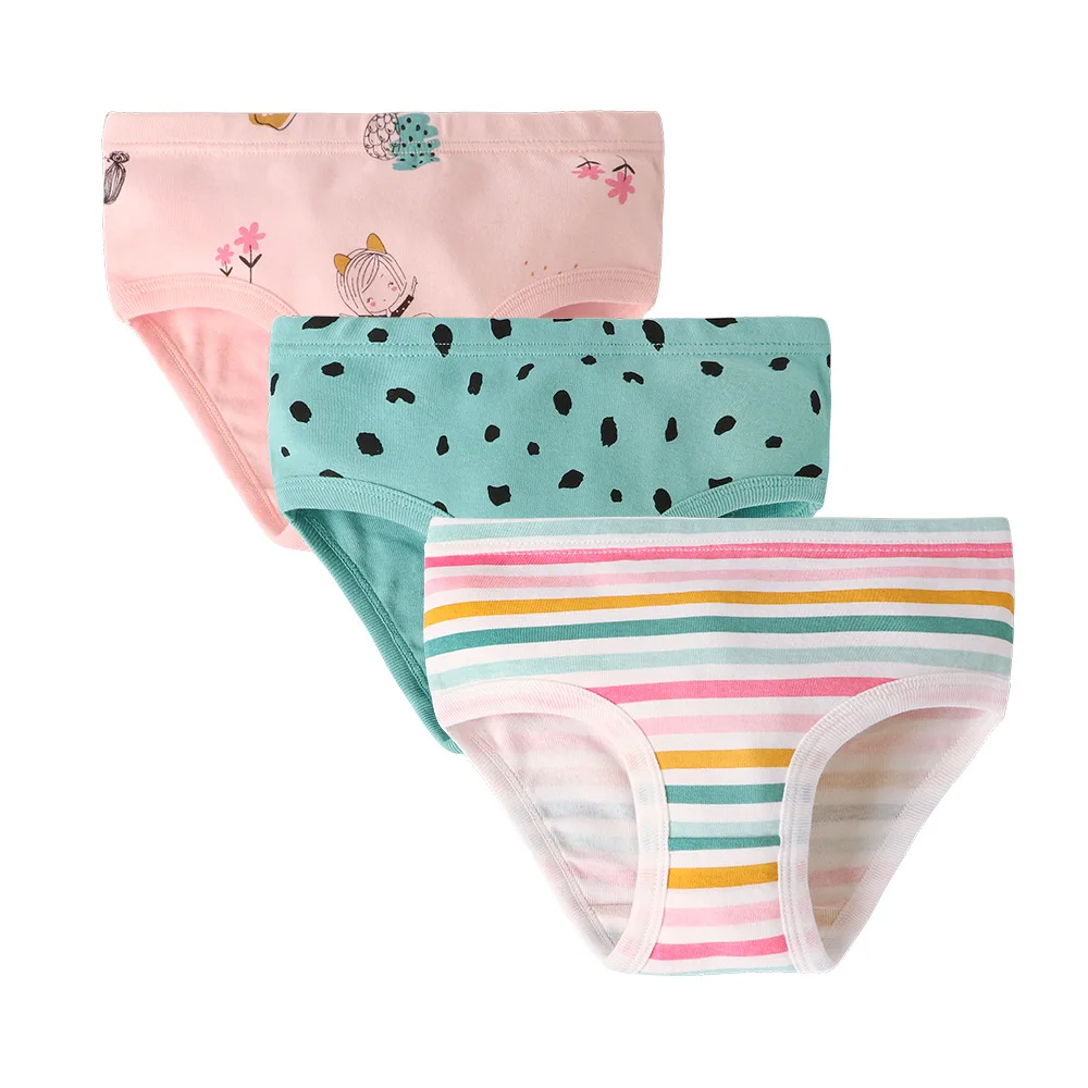 Kids Panties,New Cotton Soft Breathable Kids Underwear Brief Cute Teen Girl Panties