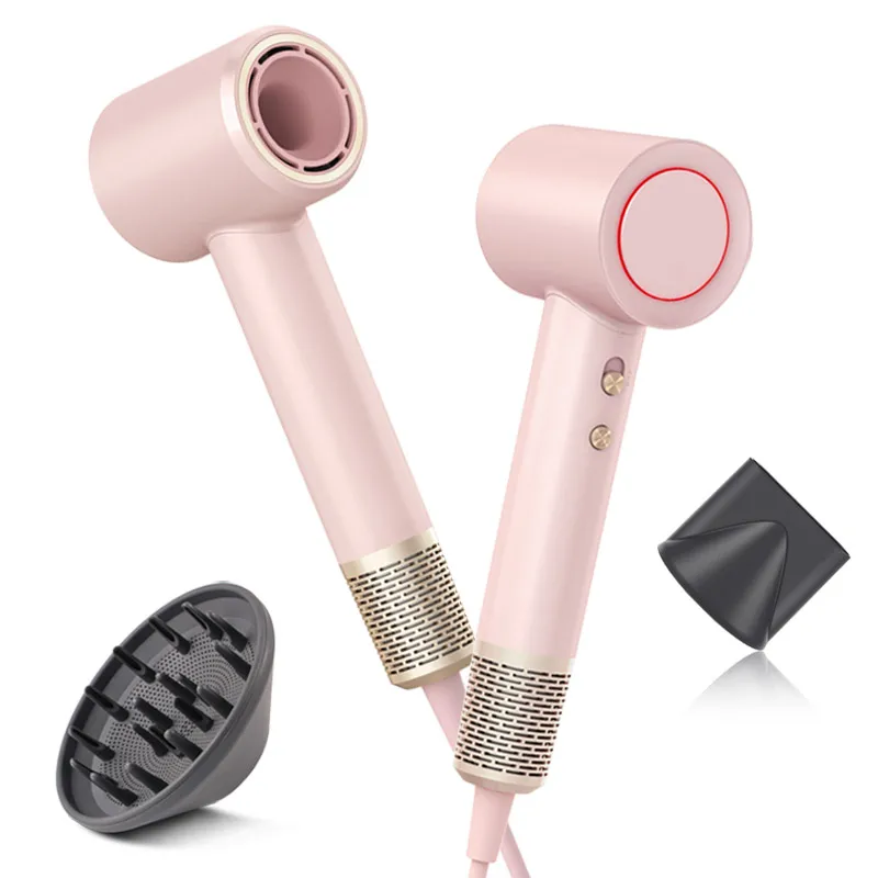 New Powerful Hair Dryer Negative Ion Hair Dryer 1600W Baby Hair Dryer 2 Electric Ionic Concentrator Professional Salon Home 390g