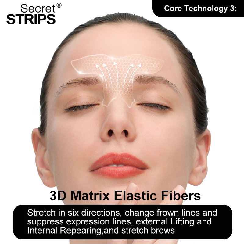 Factory Direct Sale T-Zone Skincare Anti Frown Lines Care Strips anti aging serum Sleep Mask Prevent Wrinkles