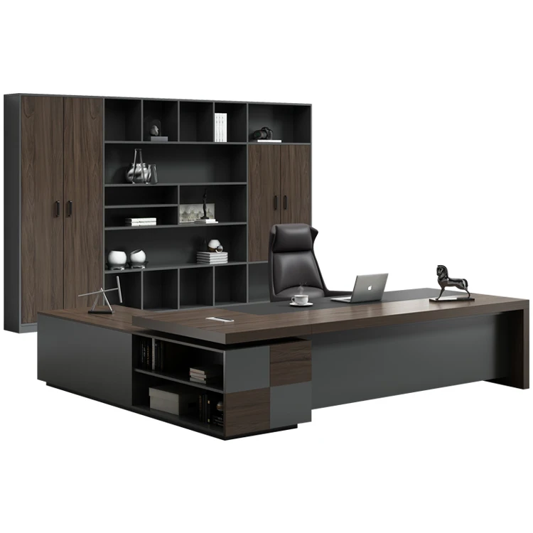 Factory direct sales luxury modern wooden commercial office furniture executive office computer desk