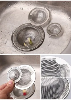 Mesh Drain Stopper Sink Drain Strainers Covers Stainless Steel Silver YS Modern Kitchen Sink Polished 3D Model Design 4.5 Inch