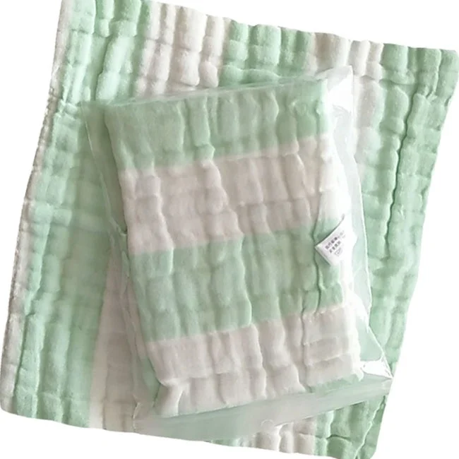 muslin organic solid color custom size 100%cotton colorful baby bamboo washcloth in china for baby towel washcloth