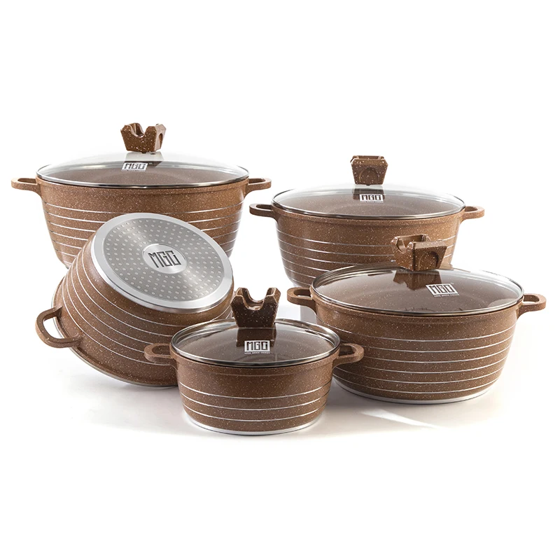 MGC 12  Middle East  Big Cooking Pot Set Non-stick Granite Cookware Set