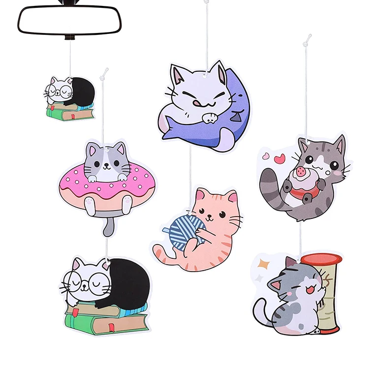 Shape design hot sale car accessories good quality luxury cartoon cute air freshener for women