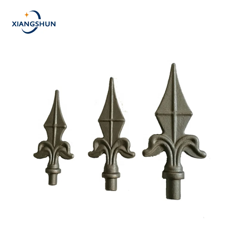 Forged steel gate ornaments>>Cast iron fence ornaments>>Wrought Iron Fence Spears Gate ornaments for top post