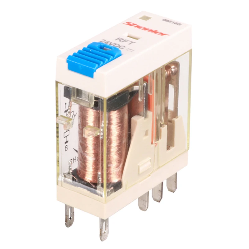 Shenler RFT2CO012LT magnetic contactor and compatible overload relay interface slim relay with base alarm relay output