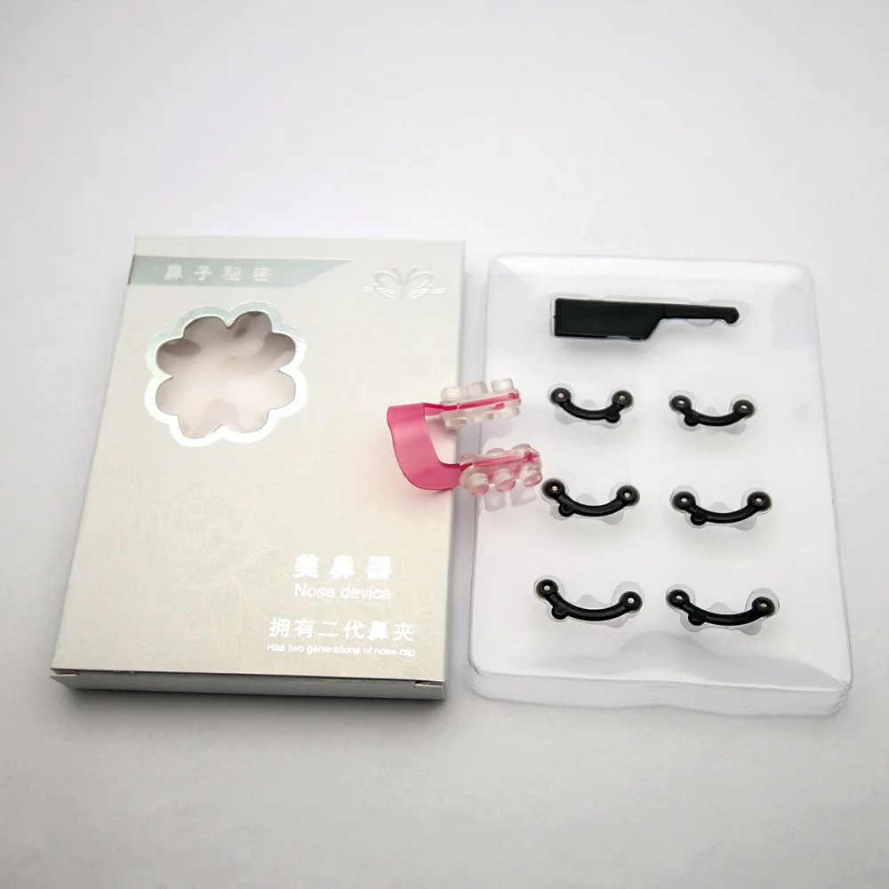 Silicone sleep nose clip support high nose pad beauty nose clip correction 3D straight nose heighter to shrink the nose wing
