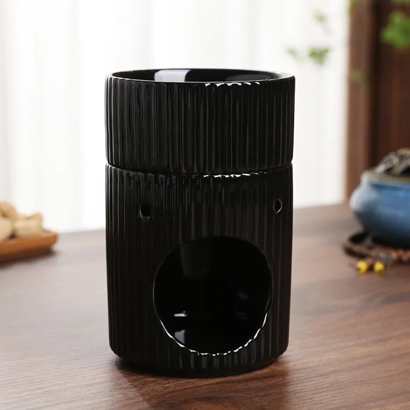 Home Decoration Ceramic Tealight Candle Holder Oil Burner Essential Oil Incense Aroma Diffuser Furnace For Yoga Meditate