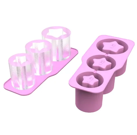Custom Eco-Friendly Silicone Ice Star Tray Mold with Lid PC Material Reusable and Easy to Use for Summer Stanley Tumbler Cup