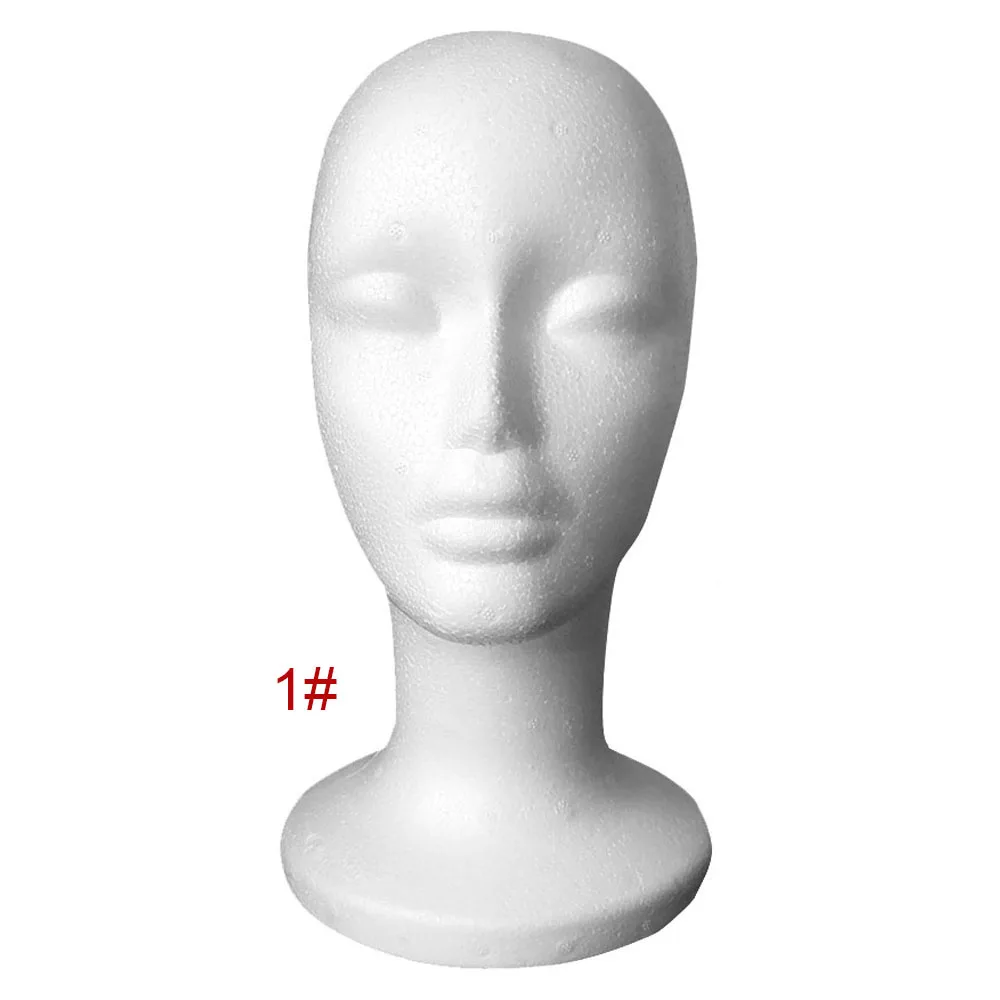 Man Foam Head Model Men Mannequin Head Male Styrofoam Head With Stand For Wig  Hat Display
