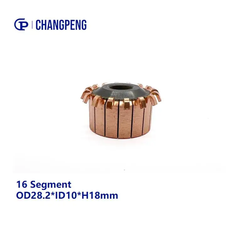 Electric Starter Motor Rotor Segment Armature Commutator